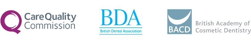 Care Quality Commision Logo | British Dental Association | British Academy of Cosmetic Dentistry Logo